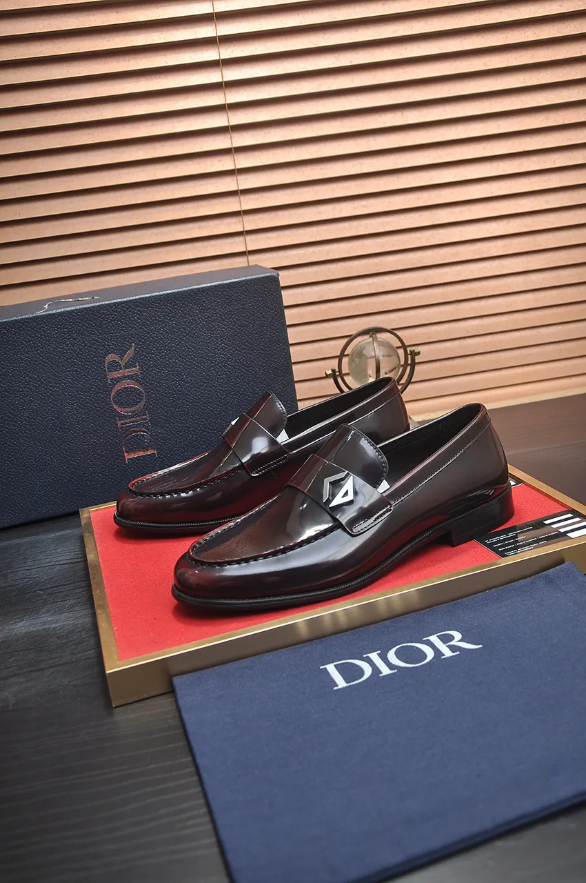 Men's shoes 💰580💶[Dior] (water-dyed cowhide lining) Dior original 1:1 high-quality factory, imported original materials, imported raw cowhide, water-dyed cowhide lining, original TPU outsole, code number: 39-44 (45 customized)